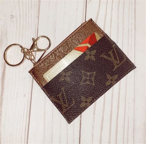 louis vuitton keychain repurposed|louis vuitton key case wallet.